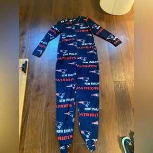 Patriots onesie pajamas M